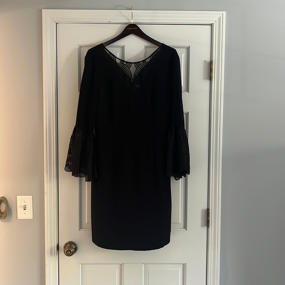 Trina Turk Black Cocktail Dress Size 12 - Picture 1 of 5